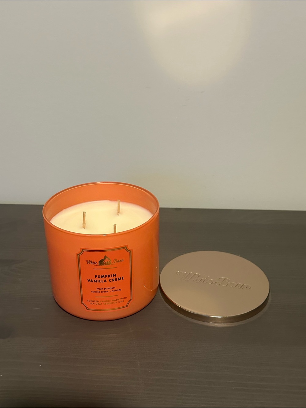 Pumpkin Vanilla Crème 3-Wick Candle - Picture 2 of 2